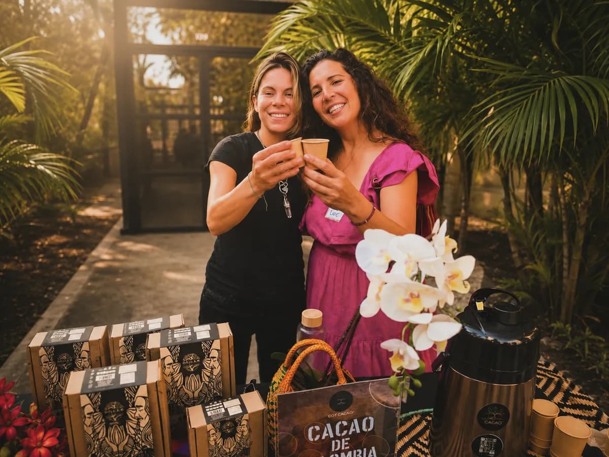 Cacao vendor moment